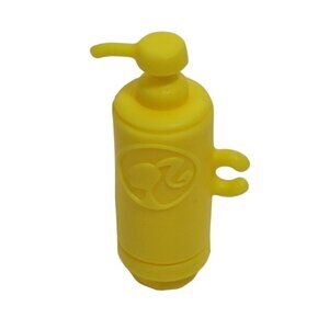 Barbie Soap/Lotion Bottle Yellow Dollhouse DOLL NOT INCLUDED